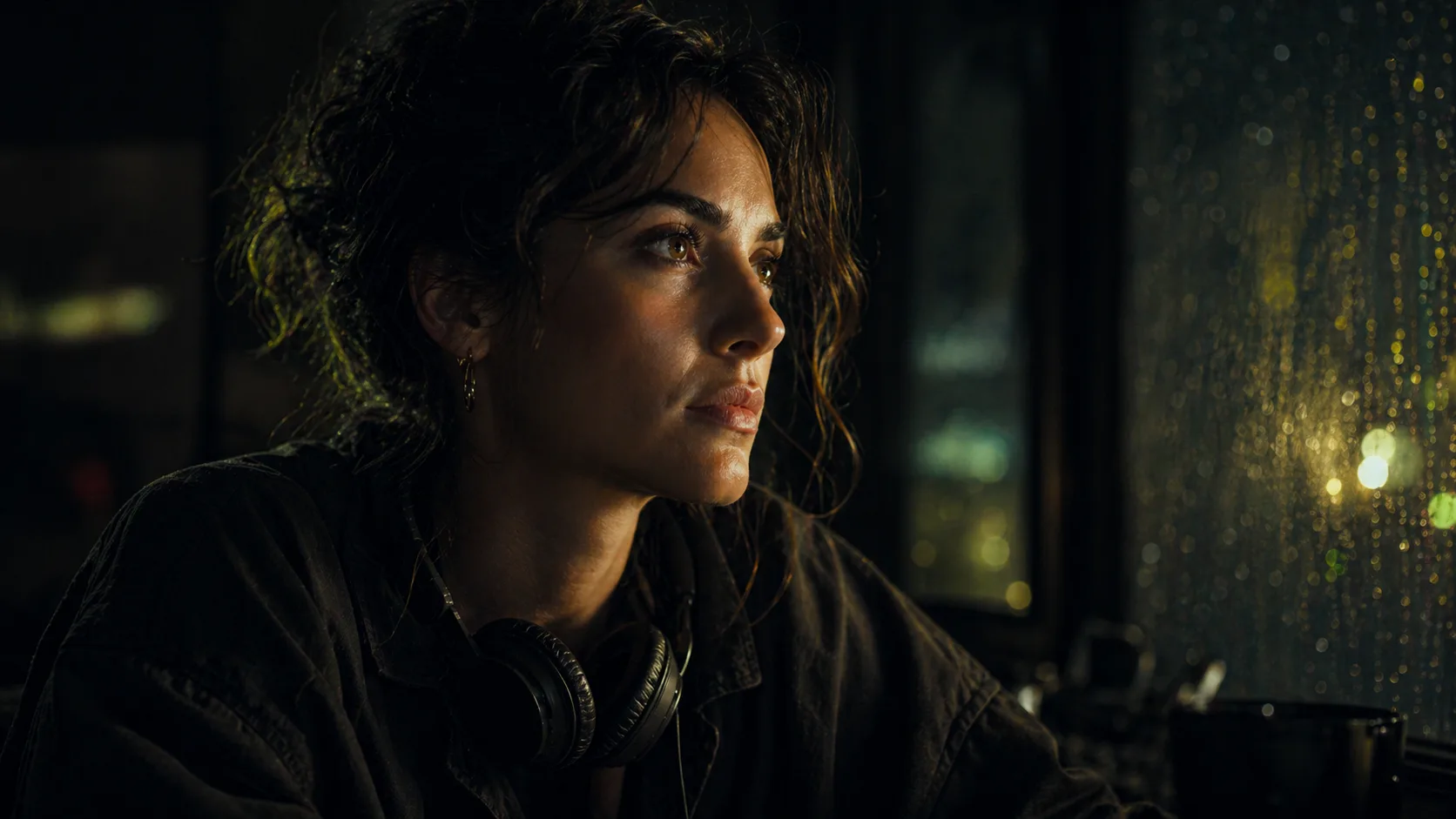Cinematic portrait of a film director generated for Stuvio