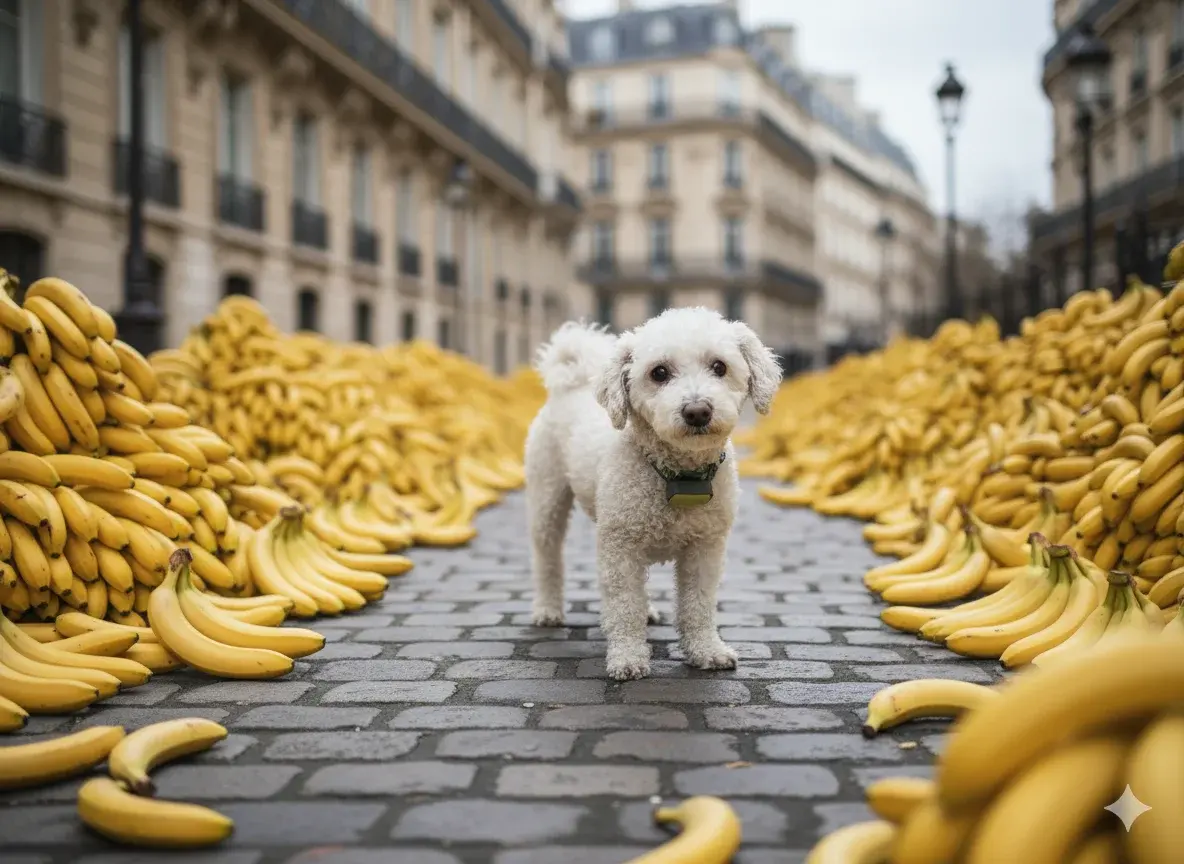Photorealistic dog portrait generated by Nano Banana 2